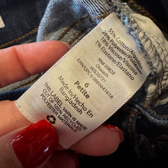 Sofia by Sofia Vergara Dark Blue Flare Jeans - Picture 8 of 9